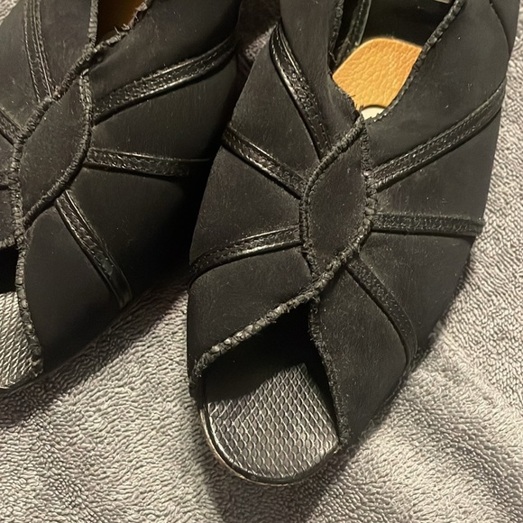 Prevata Women’s Italian Slingback High Heel Open Toe, arch support. Size 10 - Picture 3 of 7